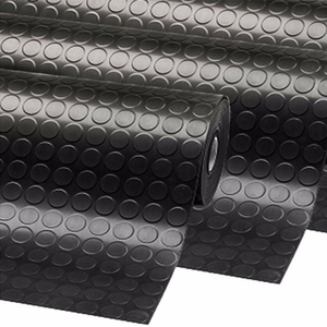 Revêtement de sol en <span class=keywords><strong>caoutchouc</strong></span> durable à motif de pièces de monnaie, antidérapant, robuste, pour ateliers industriels, garages, salles de sport, usage commercial et sécurisé - Product Image 5