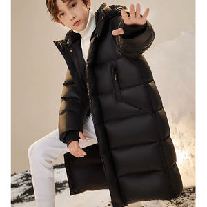 Hiver Noir Femmes <span class=keywords><strong>Doudoune</strong></span> Chaleur Épaissie <span class=keywords><strong>Doudoune</strong></span> Équestre Haute Qualité Long Manteau - Product Image 4