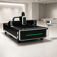 Machine de découpe laser à fibre de précision 130x250cm pour acier inoxydable, acier au carbone et plaque d'aluminium