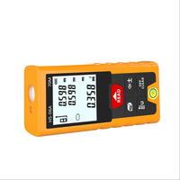 Télémètre laser industriel, ruban à mesurer numérique double mode, rétroéclairage LCD, calcul de surface/volume, étanche IP54, matériau ABS