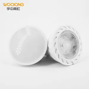 Woojong Factory Direct LED 7.5W/8W CRI80、プラスチックアルミニウム材料、直径: 49.5MM、電圧: DC12V、スポットライトMR16ランプ