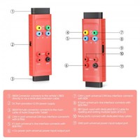 Adaptador GBox3 G-BOX3, Herramienta para Todas las Llaves Perdidas, Compatible con MaxiIM IM608 IM508, Programador de Llaves IMMO Avanzado, Actualización del G-box2