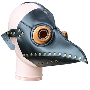 Masque de docteur de la peste à bec de oiseau, taille unique, noir, accessoire de costume pour Halloween et fêtes costumées - Product Image 4