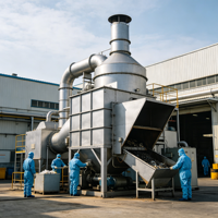 Usine de recyclage des déchets municipaux Youshan YSCW-30-300, tri des ordures, générateur d'énergie, traitement des déchets sanitaires, traitement des déchets de toilettes