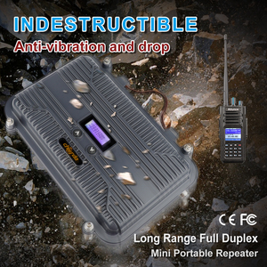 Repetidor personalizable 10W Full Duplex Repetidor de radio bidireccional <span class=keywords><strong>LCD</strong></span> Mini UHF (o VHF) para Walkie Talkie - Product Image 6