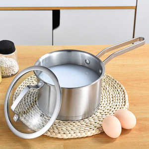 Juego de utensilios de cocina de acero inoxidable con tapas, utensilios de cocina antiadherentes que incluyen sartén Wok y utensilios de metal esenciales - Product Image 3