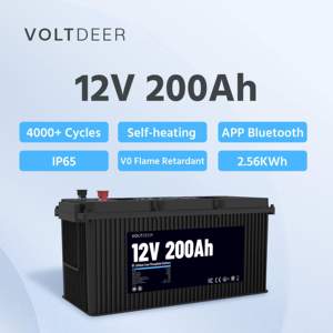 แบตเตอรี่ LiFePO4 ความหนาแน่นพลังงานสูง 12.8V 200Ah 4000 รอบการใช้งาน ได้รับการรับรองมาตรฐาน IP65 ป้องกันน้ำและฝุ่น  ใช้งานได้ที่อุณหภูมิ -<span class=keywords><strong>20</strong></span> ถึง <span class=keywords><strong>50</strong></span> องศาเซลเซียส ชาร์จใหม่ได้ที่ 12V - Product Image 6