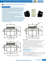 Accouplement à manchon continu rigide NL9, manchon flexible en nylon avec support OEM pour l'accouplement d'arbre interne