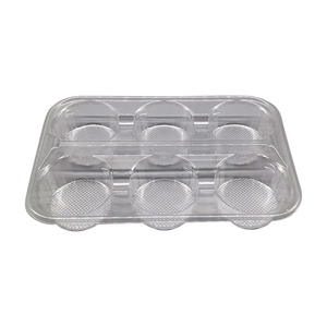Tùy Chỉnh <span class=keywords><strong>6</strong></span> Divider Cà Phê Cup Chủ/Trà Sữa Uống Bao Bì Khay Nhựa - Product Image 2