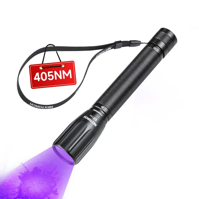 405nm Ultra Violet Torch lanterna AA Battery Powered xách tay đèn đen Detector cho Dog nước tiểu Pet Stain UV Led đèn pin