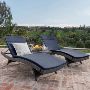 BONNY Ghế Dài Mây Ngoài Trời Ghế Bãi Biển Gấp Gọn Cho Ban Công Hồ Bơi Bờ Biển - Product Image 4