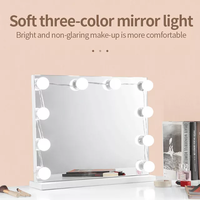 Lampes LED modernes 80 DC 5V pour miroir, 3 couleurs, DIY, tactile, marche/arrêt, intensité réglable 3000K-6000K, éclairage de salle de bain