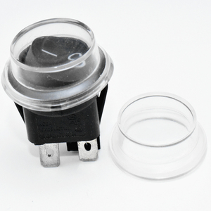 Interrupteur rond On Off 15 16 19 20 22 <span class=keywords><strong>23</strong></span> MM avec capuchons étanches 2 3 4 6 broches Interrupteur à bascule à deux positions Kcd1 3A 6A 10A 250V - Product Image 3