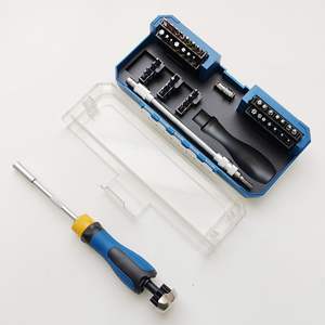 Jeu de tournevis à cliquet Lixin 43 pièces, embouts métriques polis, usage domestique, tige flexible universelle - Product Image 2