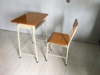 Ensemble table et chaise d'écolier en bois moderne de haute qualité avec garantie de 3 ans