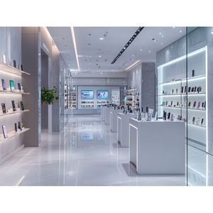 Điện thoại di động trung tâm mua sắm thông minh Tai nghe tủ bán lẻ cửa hàng điện thoại vỏ màn hình điện thoại di động cửa hàng điện thoại hiển thị truy cập thiết kế - Product Image 5