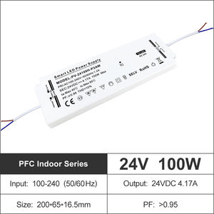 Controlador LED de 36W-150W CV con Alto Factor de Potencia (PF>0.95), Sin Parpadeo, IP20, Fuente de Alimentación para Iluminación LED, 100-240/200-240VAC, DC12V-24V - Product Image 6