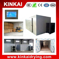 Machine de séchage du bois à air chaud à circulation forcée KINKAI / Four de séchage du bois industriel, capacité de 4 à 45 m³