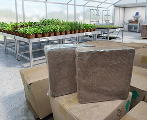 Bloque de Fibra de Coco de 5 kg, 30 cm x 30 cm x 12-15 cm de Alto, Substrato de Fibra de Coco Premium con Alto Contenido de EC para Cultivo Hidropónico y Agricultura - Product Image 3