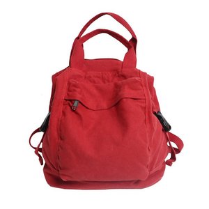 Mochila de color sólido vintage-Transporte convertible - Product Image 4