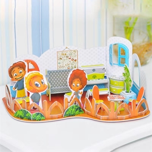 Nouveau 3D Papier Puzzle <span class=keywords><strong>Maternelle</strong></span> <span class=keywords><strong>À</strong></span> <span class=keywords><strong>La</strong></span> Main Puzzle Jouets Pour Enfants - Product Image 2