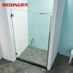 חדר אמבטיה מודרני באיכות טובה כרום נירוסטה מזג זכוכית מחוסמת מסגרת דלת המקלחת - Product Image 3