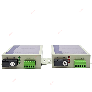 Convertidor de Medios de Fibra RS485, Extensor de 20 km, Transceptor de Fibra Bidireccional RS-458 SM SX/DX - Product Image 2