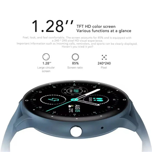 Xu hướng thiết bị điện tử tiện ích Relojes Huyết Áp Màn hình smartwatches cho Apple Heart Rate tập thể dục Tracker thể thao thông minh đồng hồ - Product Image 2