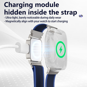 สายนาฬิกาไนลอนแบบไร้สาย 2 in 1 พร้อมที่ชาร์จแม่เหล็กแบบ Type C สำหรับสมาร์ทวอทช์ - Product Image 3