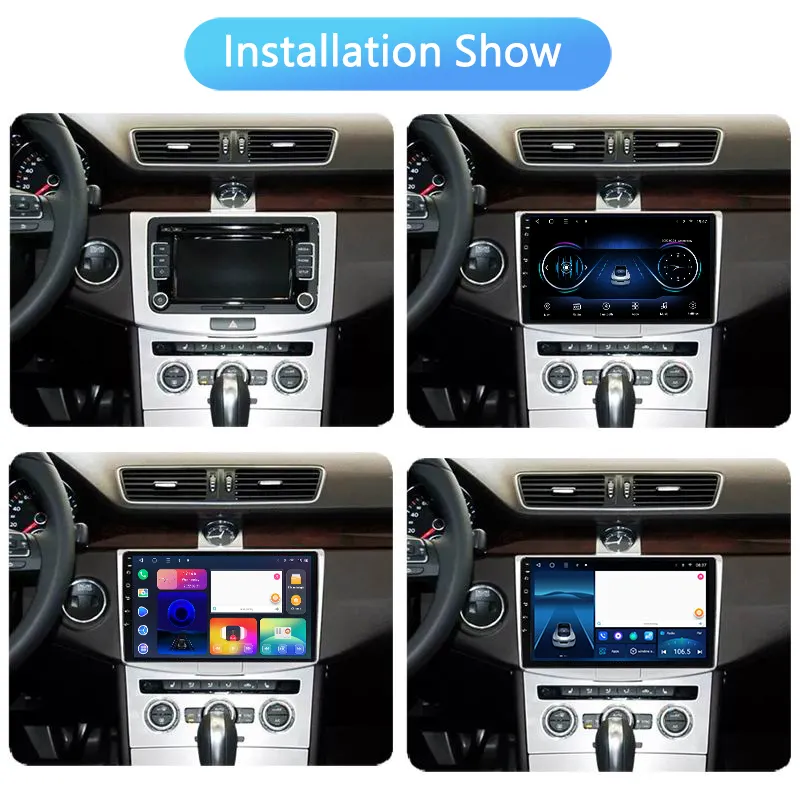 Autoradio Android 10.1 "Compatible avec VW Magotan Passat CC B6 B7 2007 ~ 2016 GPS