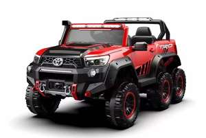 Veículo Elétrico de Controle Remoto Toy0ta de 143cm com 6 Rodas, Música, Dois Assentos de Couro, Brinquedos Elétricos para Crianças - Product Image 6