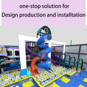 Conception colorée enfants vilain château de terrain de jeu intérieur personnalisé enfants aire de jeu intérieure ensembles de jeu doux aire de jeu intérieure - Product Image 3