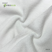 Prosub usine OEM nouveau-né Sublimation Burp chiffons bavoir vierge bricolage impression personnalisée Logo coton Polyester Sublimation Burp chiffons serviette