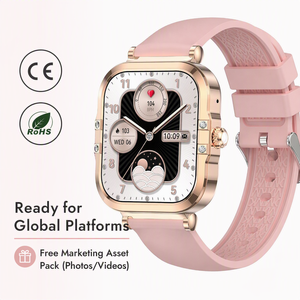 HK82 2026 Smartwatch da Donna con Schermo AMOLED HD a Colori da 1,75 Pollici per Chiamate, NFC, Monitoraggio del Sonno, Cinturino in Gomma, IP68 - Product Image 3