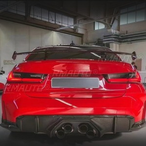 Car Rear Spoiler Rear Trunk Spoiler Wing Rear Roof Wing Spoiler ABS Body Kit For BMW <b>M3</b> M4 G80 G82 Car Accessories - Product Image 3