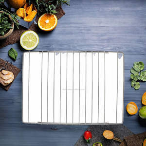 <span class=keywords><strong>Grille</strong></span> de cuisson et de refroidissement professionnelle en acier inoxydable robuste et durable pour four, idéale pour la pâtisserie - Product Image 2