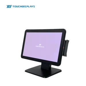 Prix usine 15.6 pouces tout en un Pos Terminal Android Windows Linux Pos pour supermarché