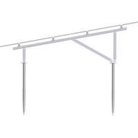 Support de fixation de panneau solaire sur toit en acier, structure à poteau unique, plaques de base GTERGY GT-RL 02, garantie 12 ans, durable 25 ans