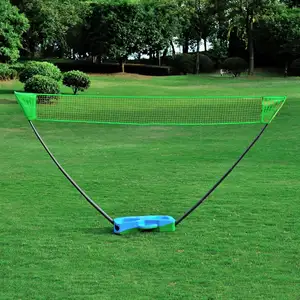 Portable <strong>Badminton</strong> <strong>Net</strong> Volleyball Beach Soccer Lawn Tennis <strong>Nets</strong> Set Outdoor Stand Pole <strong>Post</strong> with Carry Bag - Product Image 1
