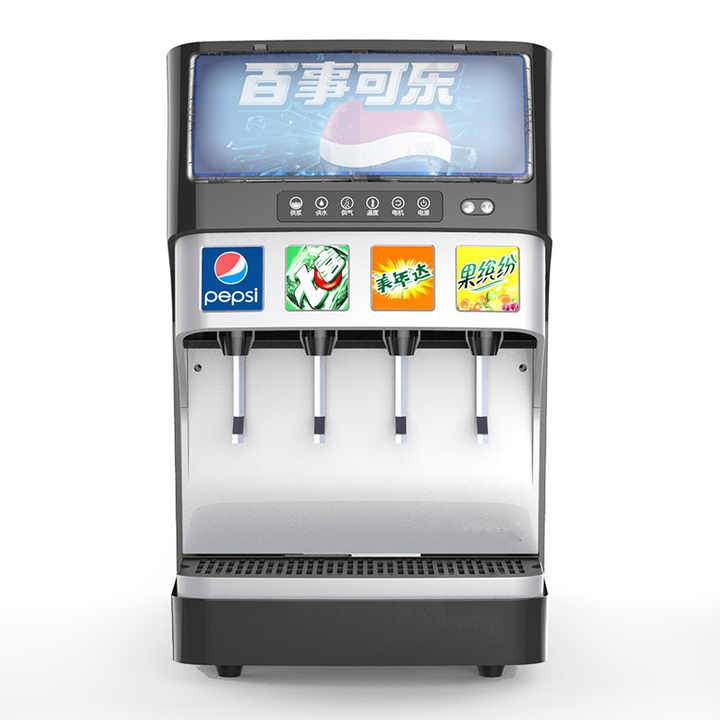 4 valves R134a cooling fizzy cola making machine soda drink making