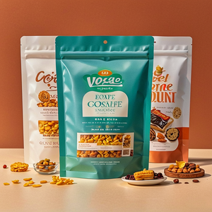 Factory Custom Gravure Printed PE Mylar 3.5g Clear Zipper Stand up Pouch with Window Recyclable Food Packaging - Product Image 1