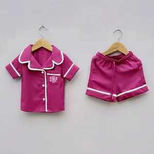 Trẻ Em Pajama Đặt Hoa Cô Gái Đồ Ngủ Junior Tốt Nhất-Người Đàn Ông Áo Sơ Mi Bán Buôn Cá Nhân Trẻ Em Pajama Set