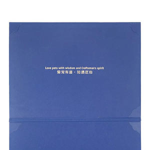 Porta Diplomas A4 <span class=keywords><strong>de</strong></span> Papel Perlado con Logotipo en Dorado y Forro - Product Image 5