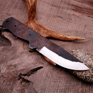 Couteau de chasse artisanal OEM, lame fixe en acier inoxydable, pointe tombante, couteau de survie et de brousse, couteau à dépecer A&M Enterprises - Product Image 1