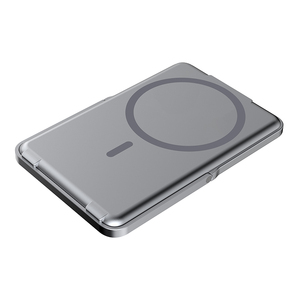 Batterie externe magnétique 5000 mAh à logo personnalisé, chargeur sans fil 15W, charge rapide PD 20W, corps ultra-fin en alliage d'aluminium – Vente chaude - Product Image 2