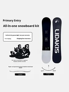 Nouveau modèle de planche de <span class=keywords><strong>snowboard</strong></span> monobloc, assortiment de couleurs, débutant, basique, polyvalent, ensemble de ski personnalisé pour adultes, <span class=keywords><strong>snowboard</strong></span> freestyle - Product Image 6