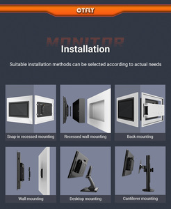 Écran <span class=keywords><strong>LCD</strong></span> industriel OEM 19,1 pouces 1440*900 HD-MI VGA EP, montage sur panneau, écran tactile capacitif/résistif/non tactile - Product Image 6