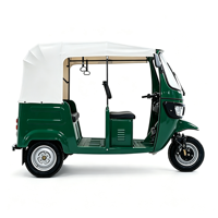 Tuk-tuk électrique, auto-rickshaw, véhicule électrique à 3 roues, Ke Ke électrique, tricycle électrique, E-rickshaw, Bajaj TVS, 2 rangées de sièges