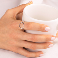 Bague eManco, accessoire de mode, acier inoxydable, style punk, bague ronde unisexe, bijou creux rond