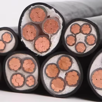 Câble d'alimentation en cuivre isolé XLPE et gainé PVC YJV 0,6/1KV pour l'exploitation minière, l'industrie et la construction - Fil électrique basse tension